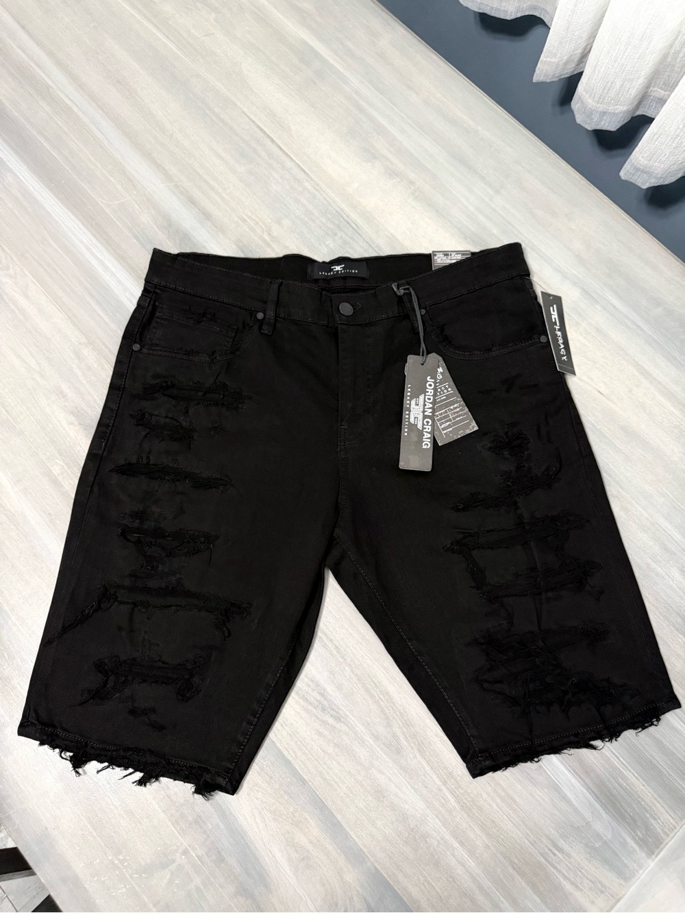 Men’s denim shorts